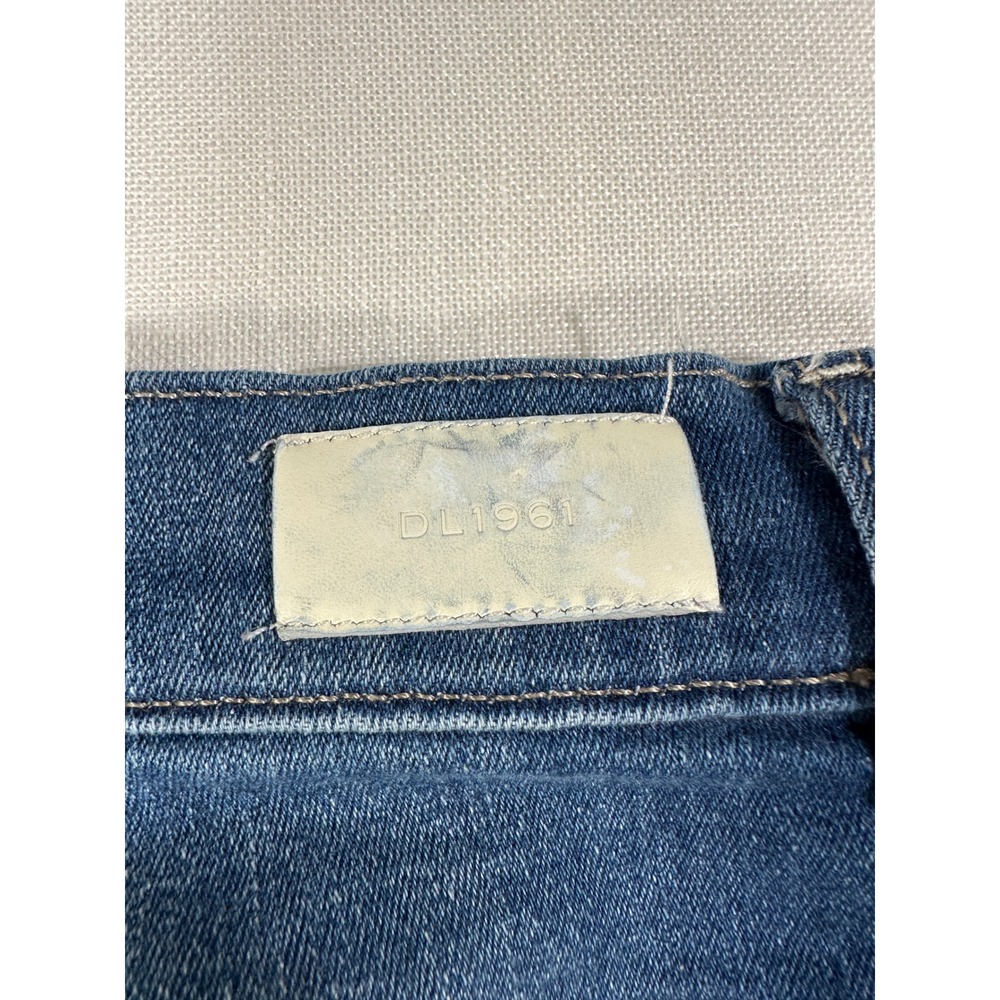 DL1961 Halle Straight High Rise Instasculpt Jeans Palm Springs Blue Size 30 - Picture 10 of 10
